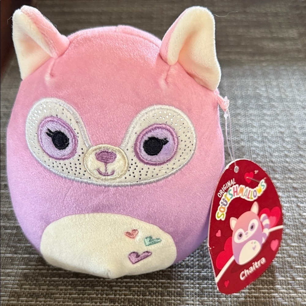 Squishmallows Chaitra Pink and Lavender Plush. New with tags